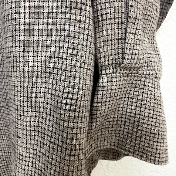 Banana Republic 100% Linen Button Down Shirt Windowbox Check Slim Fit Size Large - Picture 6 of 9